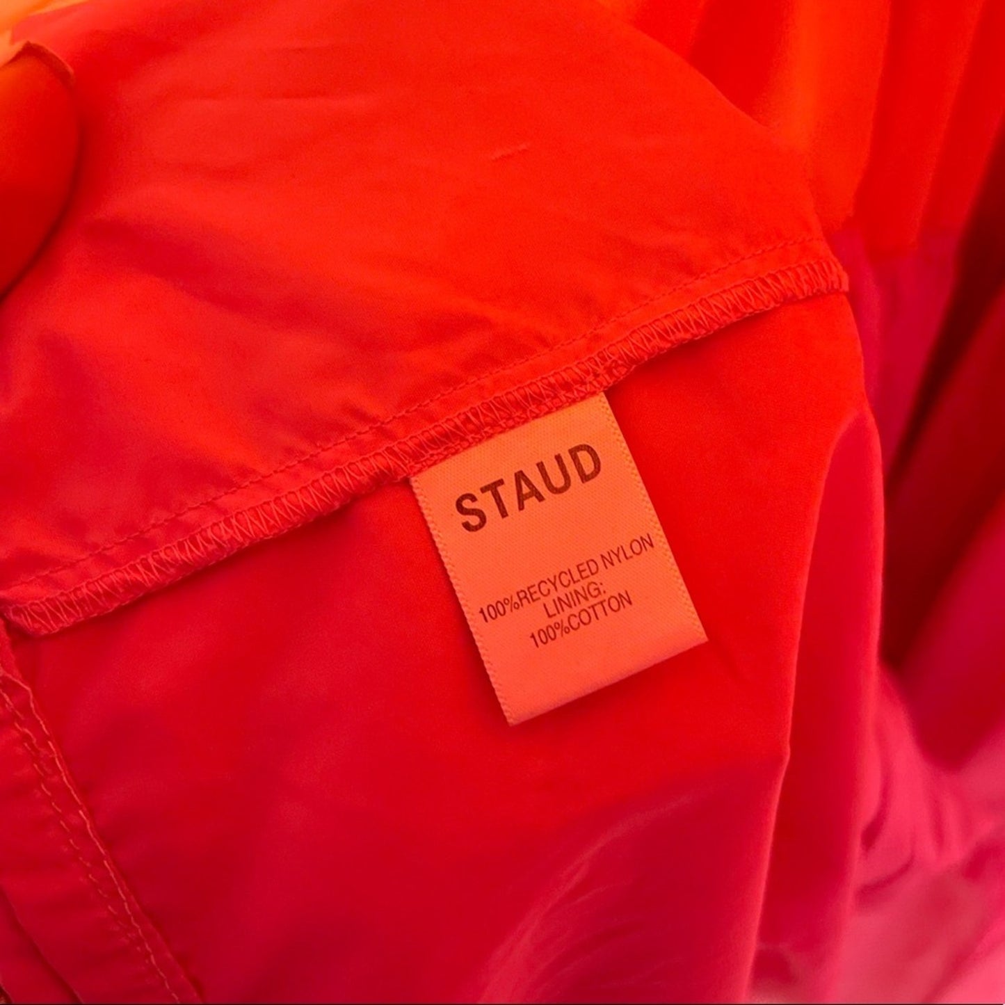STAUD | NWT!! Pink Meadow Tiered Crepe De Chine Maxi Dress size: XS