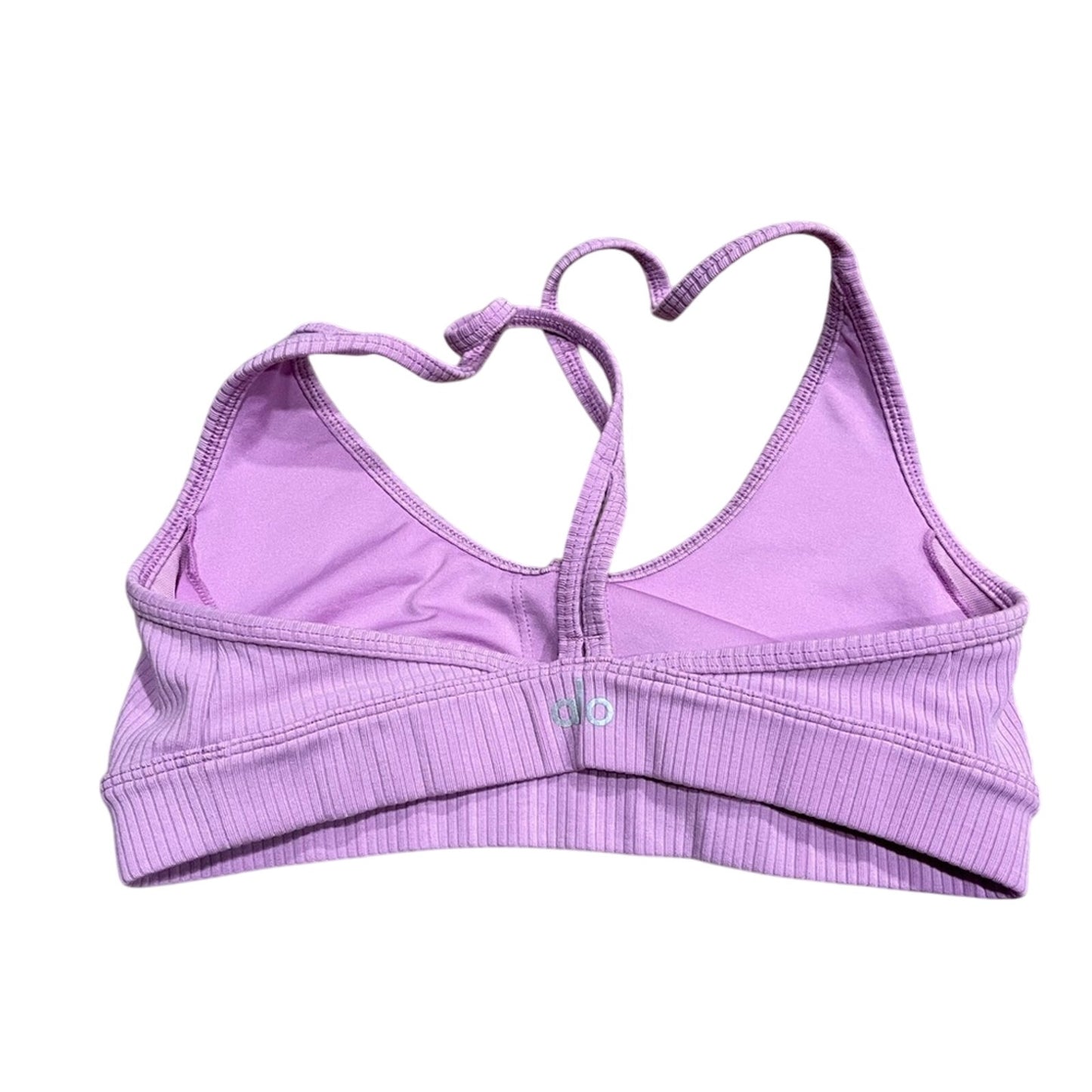 Alo Yoga | SET! Ribbed Blissful Legging + Sports Bra XS (2-4) Pink Lavender