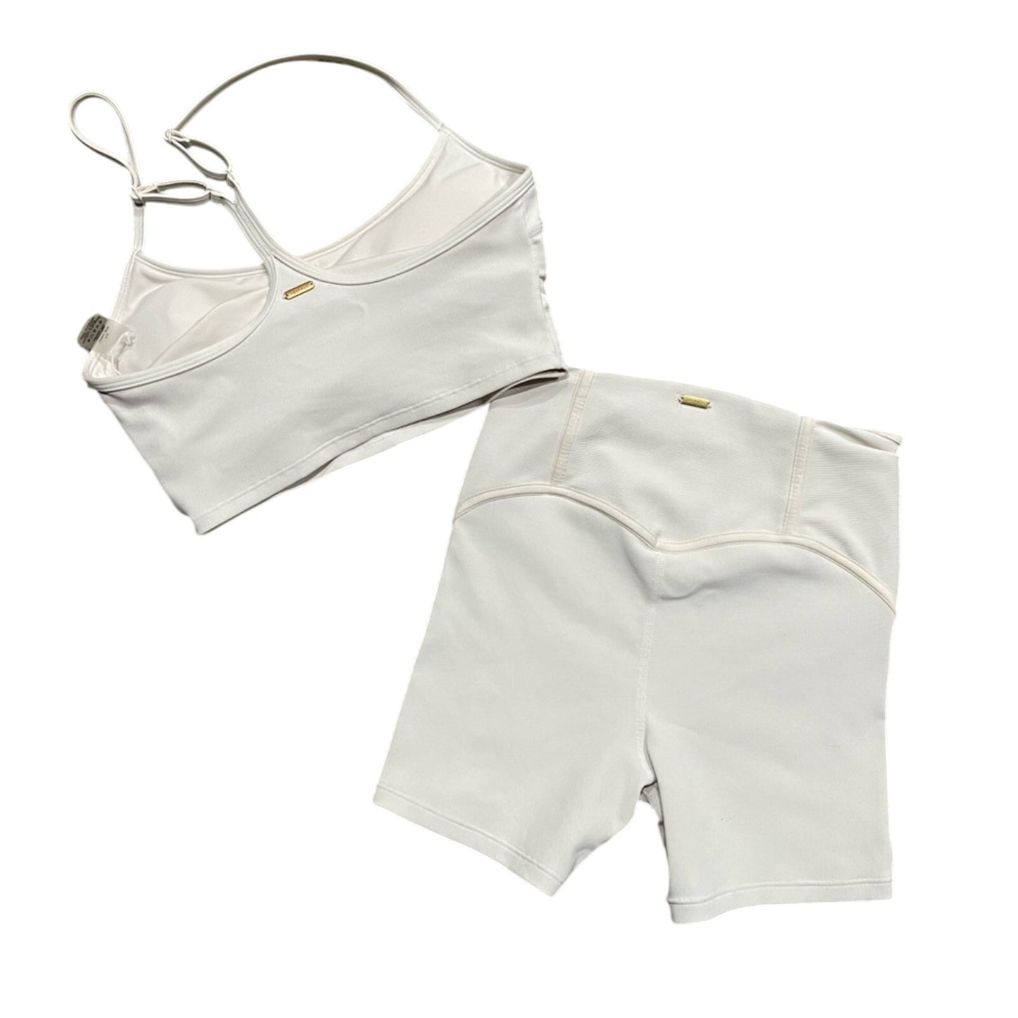 L*space | SET! Revel Top + Revel Short In Bone Size: XS/S