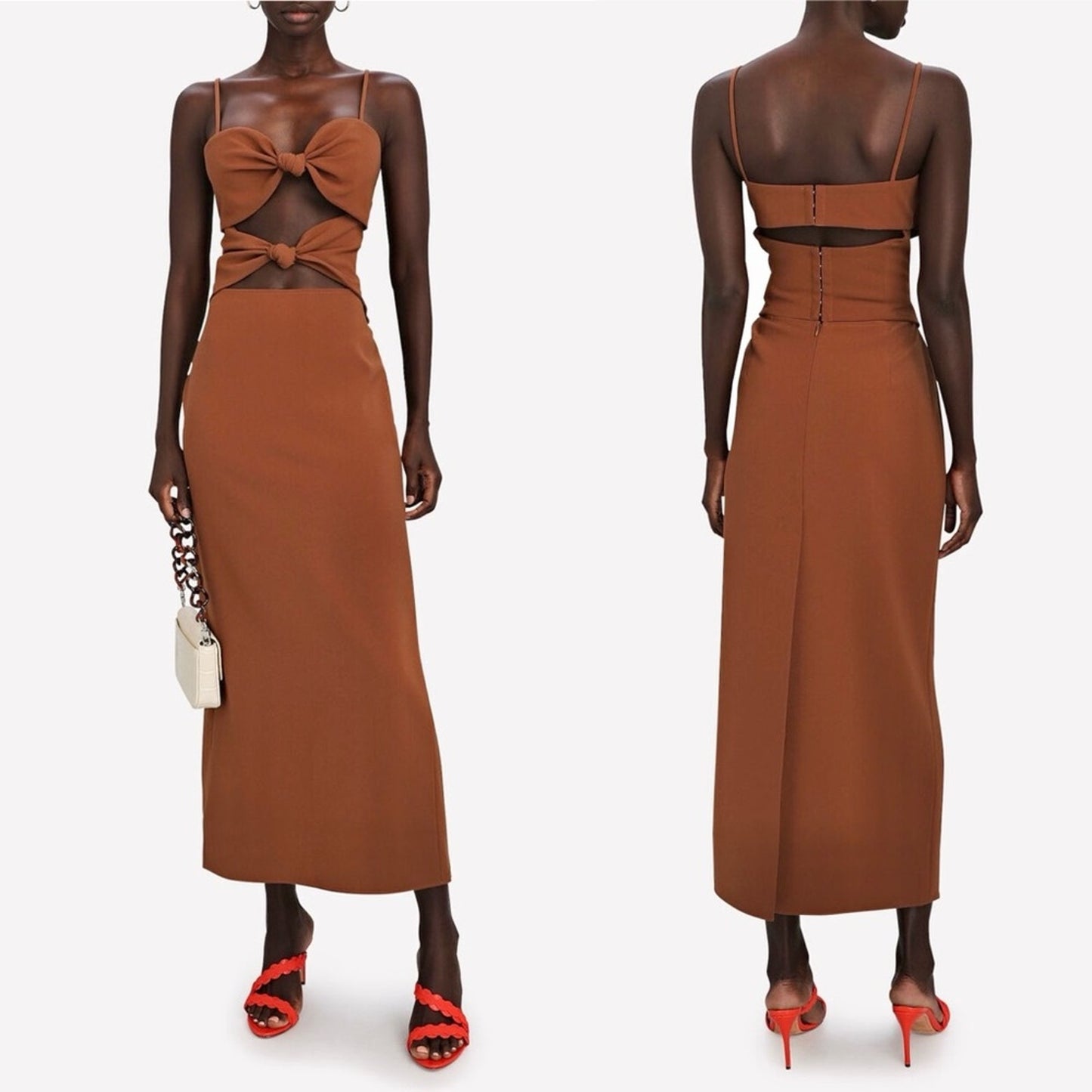 Ronny Kobo | Kosta Dress in Sepia Brown