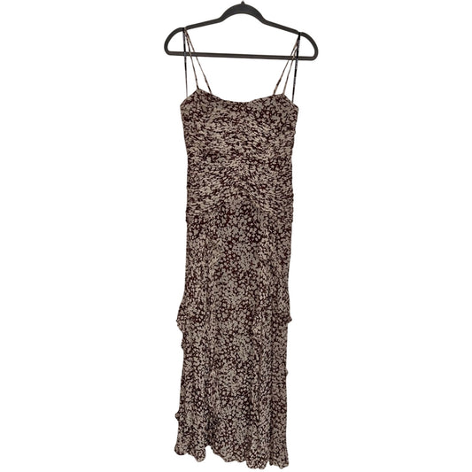 SHONA JOY | Valeria Ruched Frill Maxi Dress