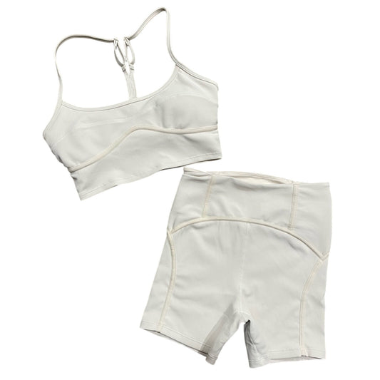 L*space | SET! Revel Top + Revel Short In Bone Size: XS/S