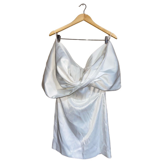 SAU LEE | PAOLA DRESS Off shoulder twist-bow mini dress